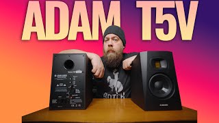 Video thumbnail for Quality On A Budget | ADAM T5V Studio Monitors by Riffs, Beards & Gear