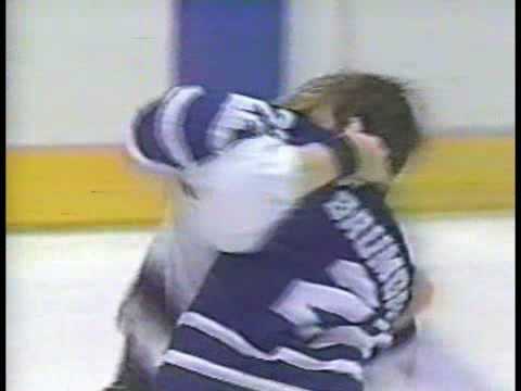Ken Baumgartner vs Marty McSorley Nov 21, 1992