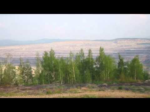 gewaltiger Steinbruch : Der Braunkohlentagebau Herkules bei Turoszow (Türchau)