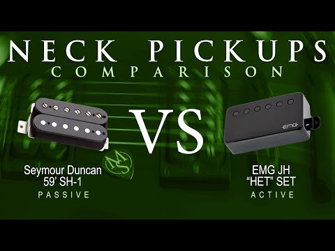 Seymour Duncan 59' SH-1 vs EMG JH HET SET - Neck Pickup Guitar Tone Comparison Demo