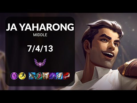 JA Yaharong Jayce vs LeBlanc MIDDLE - KR MASTER Patch 13.15
