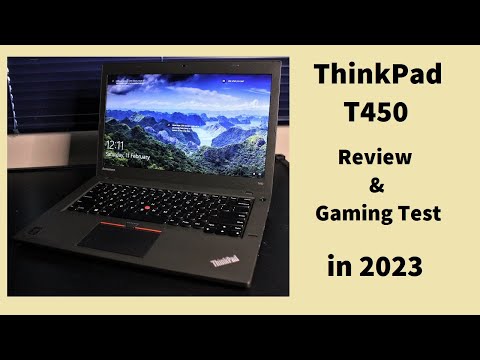 Lenovo ThinkPad T450 Review and Gaming in 2023!