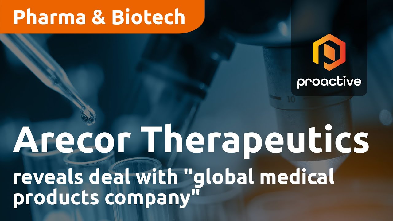 Arecor Therapeutics reveals deal with "global medical products company"