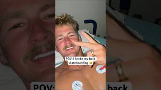 Skateboard accident caught on ring camera 🫣