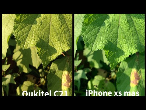 oukitel, oukitel c21 camera,comparison iPhone xs mas vs the Oukitel C21