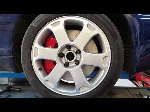 Audi s4 b5 track project brembo brake swap