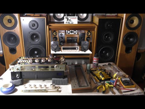 VINTAGE PIONEER SX 434 RECEIVER AMPLIFIER REBUILD AND TEST 1970s HIFI AUDIO SOUND MUSIC STEREO JAPAN