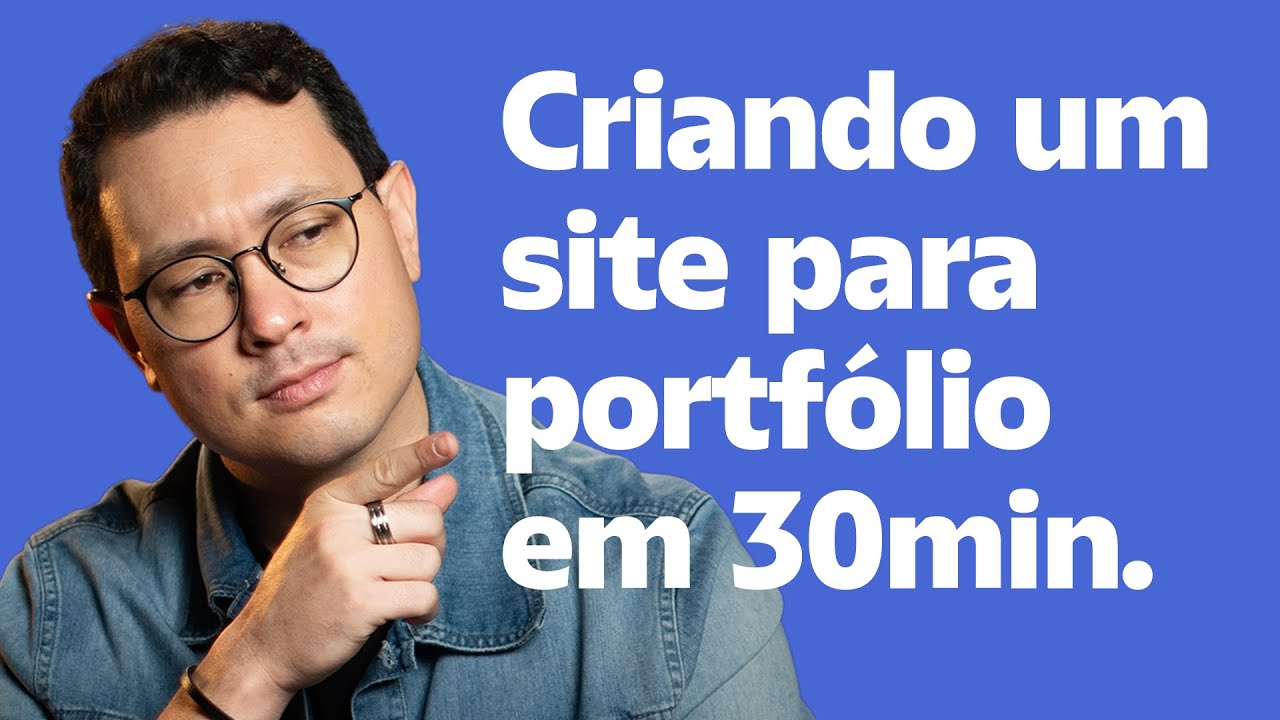 Criando site para designer do zero.