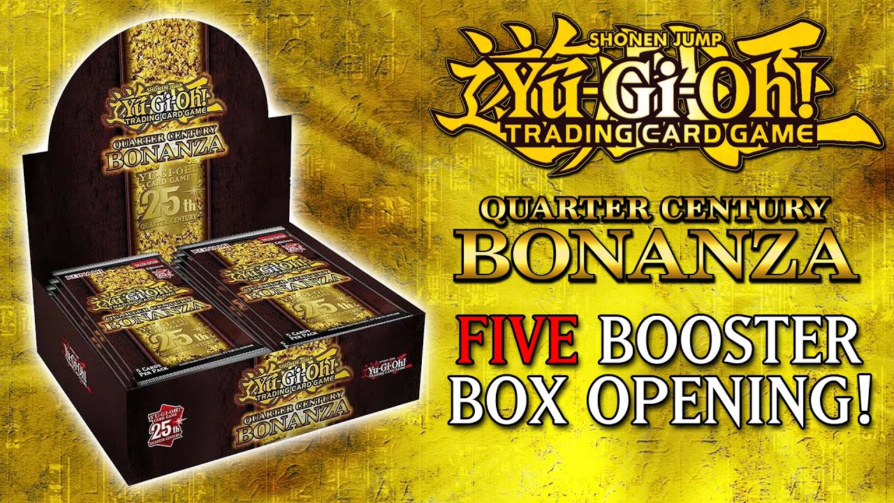 YU-GI-OH! TCG - Quarter Century Bonanza - FIVE Booster Box Opening!