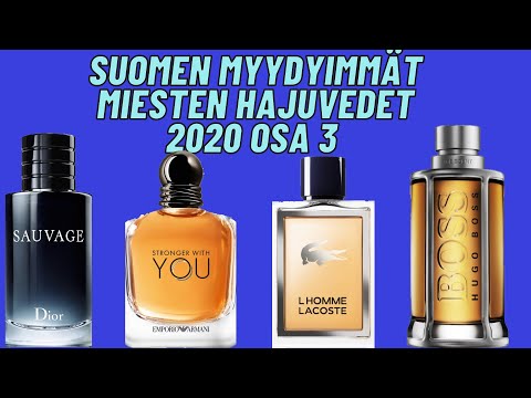 Suomen suosituimmat miesten hajuvedet osa 3