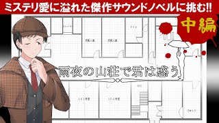 雨夜の山荘で君は惑うを実況プレイ【中編】フリーミステリーノベルゲームの力作
