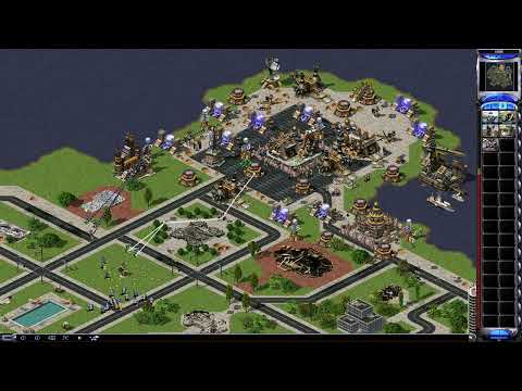 Chrono Commando and Prism Tanks! on Red Alert 2