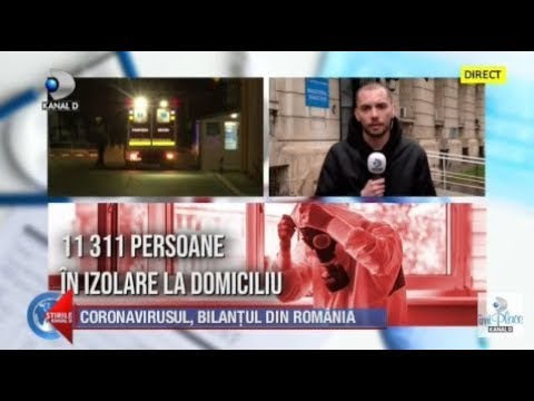 Stirile Kanal D(05.03.) -  COVID-19, bilantul din Romania! 11311 persoane in izolare la domiciliu!