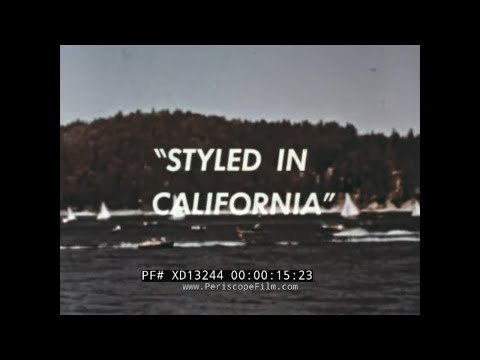 MONTGOMERY WARD CASUAL SUMMER FASHIONS PROMO FILM w/ JANIS PAIGE  " STYLED IN CALIFORNIA " XD13244