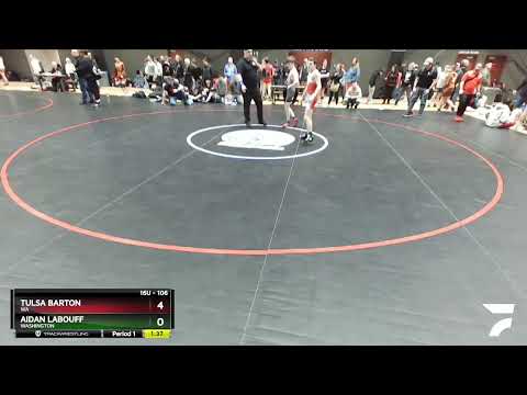 106 Lbs Champ. Round 2 - Tulsa Barton, WA Vs Aidan Labouff, Washington 4c40