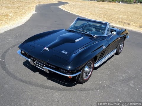 Rare Tuxedo Black 1966 Chevrolet Corvette Stingray for Sale
