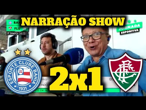 NARRAÇÃO E REAÇÕES SHOW DO TRIUNFO DO BAHIA - BAHIA 2X1 FLUMINENSE [ BRASILEIRÃO SÉRIE A 2024 ]