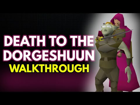 OSRS Death to the Dorgeshuun Quest Guide (Full Walkthrough + Rewards)