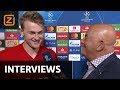 Jack van Gelder met de Jong, de Ligt en ten Hag | Champions League 2018/19 | Interviews