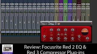 Video thumbnail for Review: Focusrite Red 2 EQ & Red 3 Compressor plug-ins by Production Expert