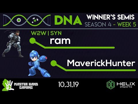DNA S4:W5 - W2W | SYN | ram (Snake) Vs. MaverickHunter (Mega Man) - W Semifinals