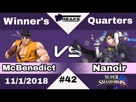 FREAKS 42 Singles Winners: Nanoir (Bayonetta/Mewtwo) vs McBenedict (Ryu)