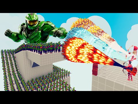 100x DOOMGUY + 2x GIANT vs 3x EVERY GOD - Totally Accurate Battle Simulator TABS
