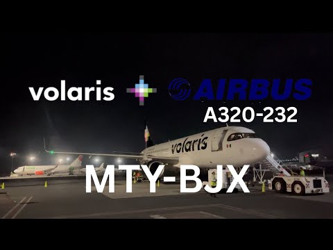 Volaris Airbus A320-232S Monterrey (MTY) to León (BJX) Trip Report | Economy Class