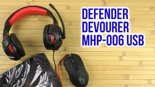 Defender Devourer MHP-006 USB Black (52006) - відео 1