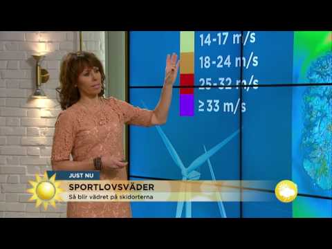 Regn och milt väder under sportlovet - Nyhetsmorgon (TV4)