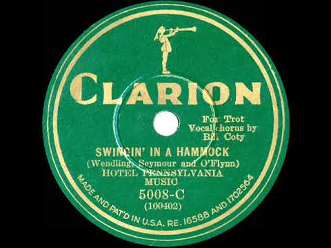 1930 Hotel Pennsylvania Music (Ben Selvin) - Swingin’ In A Hammock (Irving Kaufman, vocal)