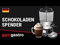 Schokoladenspender / Salep - 9 Liter - Weiß/Silber
