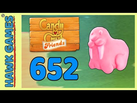 Candy Crush Friends Level 652 (Animals mode) - 3 Stars Walkthrough, No Boosters