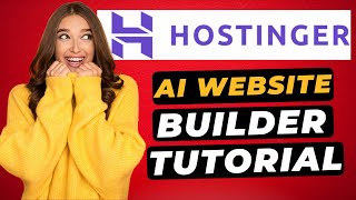 Hostinger AI Website Builder Tutorial 🔥 - Build a Website With AI (Step by Step)
