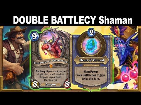 CONTROL SHAMAN DOUBLE BATTLECRY Dragonqueen, Zephrys, Reno Fractured in Alterac Valley | Hearthstone
