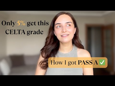 How to get a PASS A in CELTA | Cambridge certificate