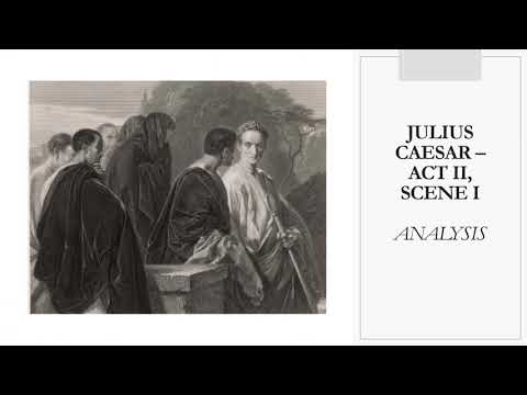 Video #27: Julius Caesar, Act II Scene I (Part 2)