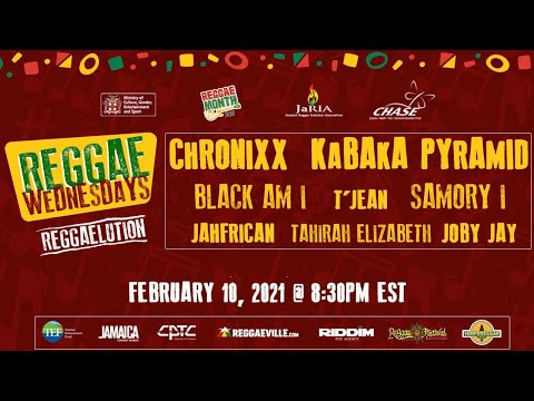 Reggae Wednesdays - Reggaelution 2021 with Chronixx, Kabaka Pyramid & Samory I