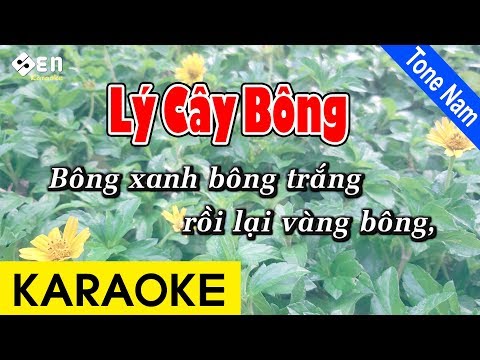 Lý Cây Bông Beat Karaoke Chuẩn Tone Nam