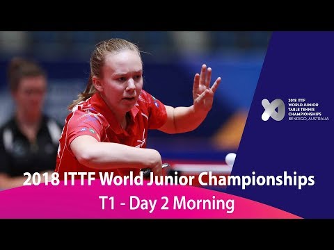 ITTF World Junior Championships - Table 1 | Day 2 Morning