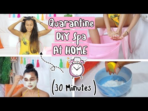 My Quarantine Spa Routine / Full Body & Hair Spa At Home