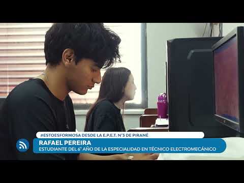 ESTO ES FORMOSA: Rafael Pereira, estudiante de la EPET N°3 de Pirané - 18/5/2026