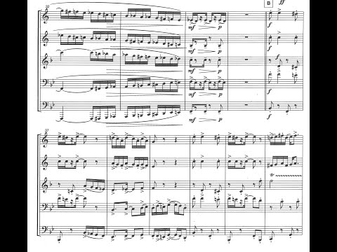 Enrique Crespo - Suite Americana for Brass Quintet (1977) [Score-Video[