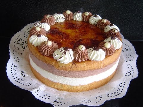 PASTEL MASSINI - BIZCOCHO, NATA, TRUFA Y YEMA (POSTRE ¨FÁCIL)