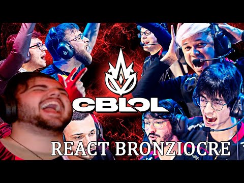 REACT ATÉ PERDENDO O PAI GRITA - CBLOL DA ZUEIRA (ÁUDIO ABERTO) EU AMO OS VÍDEOS DELE!!