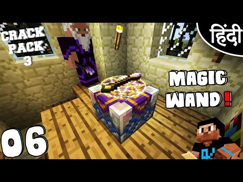 Crackpack 3 - "Magic Wand" #6 With Akan22 | Minecraft Crackpack 3 Java | in Hindi