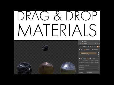 Daily Blender Tip #41 - Drag And Drop Materials
