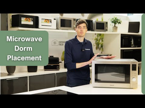 Panasonic for Students:  Best microwave dorm room placement!