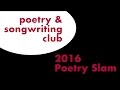Charles Wright - "What Am I Afraid Of?" | Poetry & Songwriting Club 2016 Poetry Slam