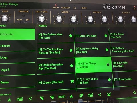 Roxsyn All The Things Preset!
